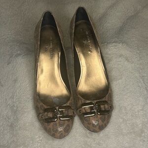 Anne Klein Cheetah Print Heel with Buckle